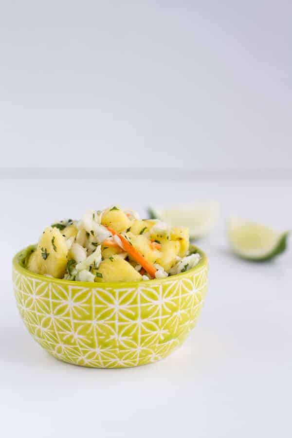 Hawaiian Hula Pork Fajitas with Pineapple Slaw + Coconut Rice | halfbakedharvest.com