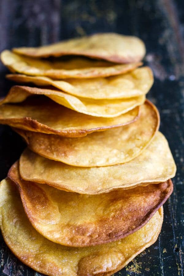 BBQ Margarita Chicken Tostadas with Sweet Jalapeño Margarita Salsa | halfbakedharvest.com