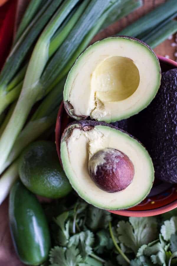 Cotija Guacamole + Chorizo Eggs Benedict with Honey Chipotle Lime Sauce | halfbakedharvest.com