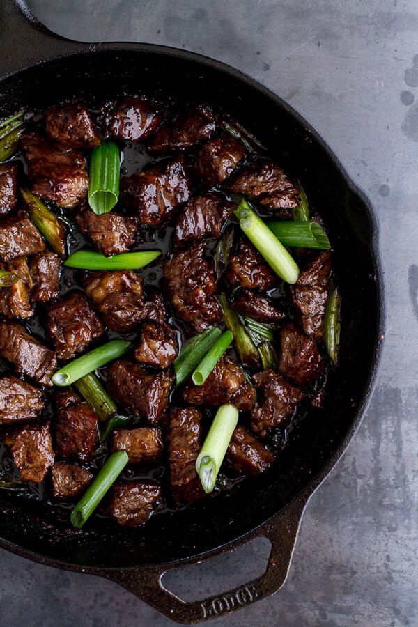Vietnamese Shaken Beef Bowl with Hoisin Sauce | halfbakedharvest.com