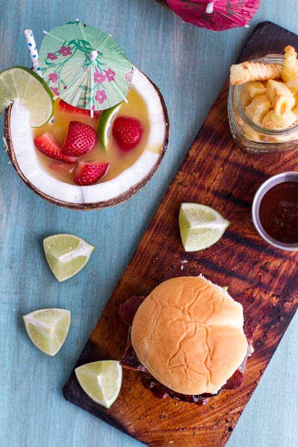 Aloha Burgers with Island Jerk Pineapple | halfbakedharvest.com