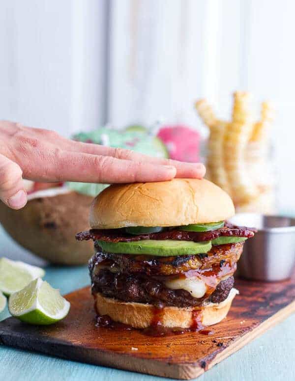 Aloha Burgers with Island Jerk Pineapple | halfbakedharvest.com