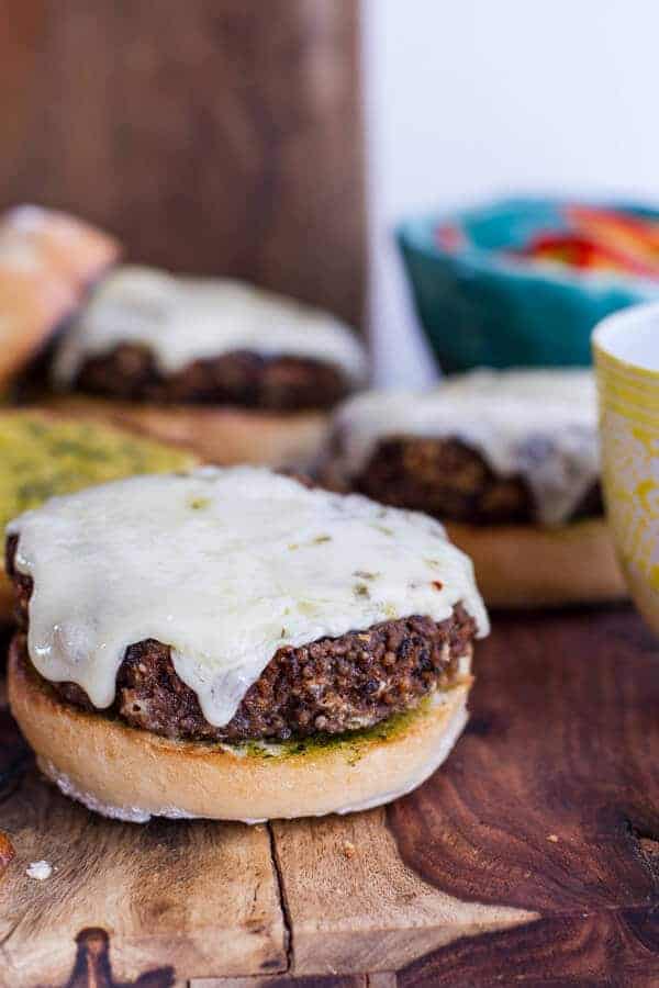 Cuban Black Bean and Rice Mojo Burgers with Slaw + Garlic Tostones | halfbakedharvest.com