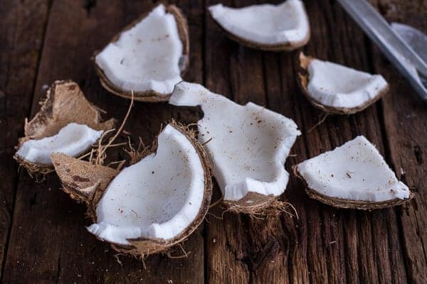 How To Make Homemade Coconut Milk from Real Coconuts | halfbakedharvest.com