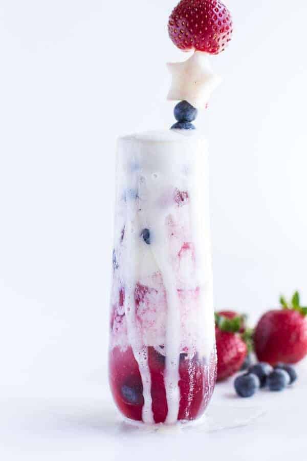 Firecracker Berry Margarita Floats | halfbakedharvest.com