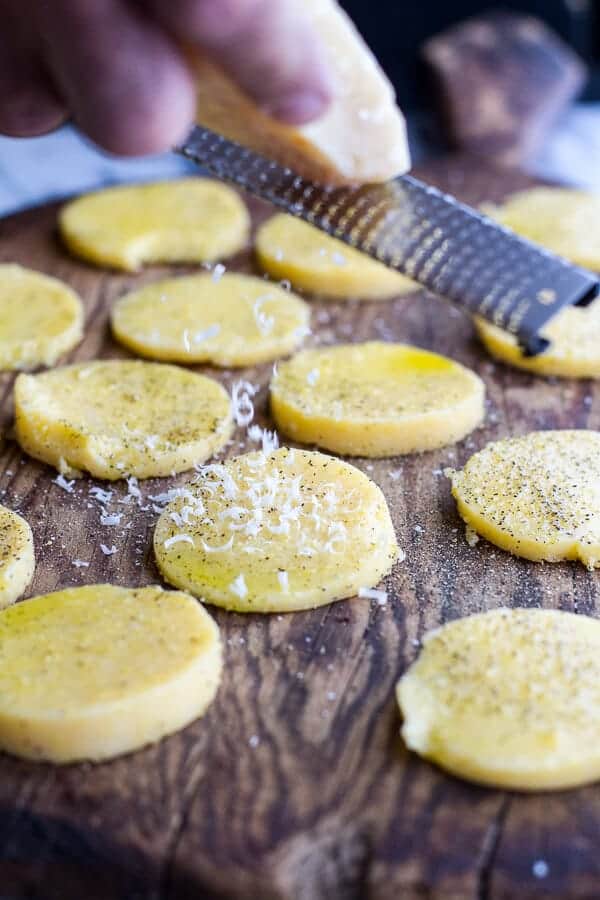 Grilled Parmesan Polenta Chips | halfbakedharvest.com