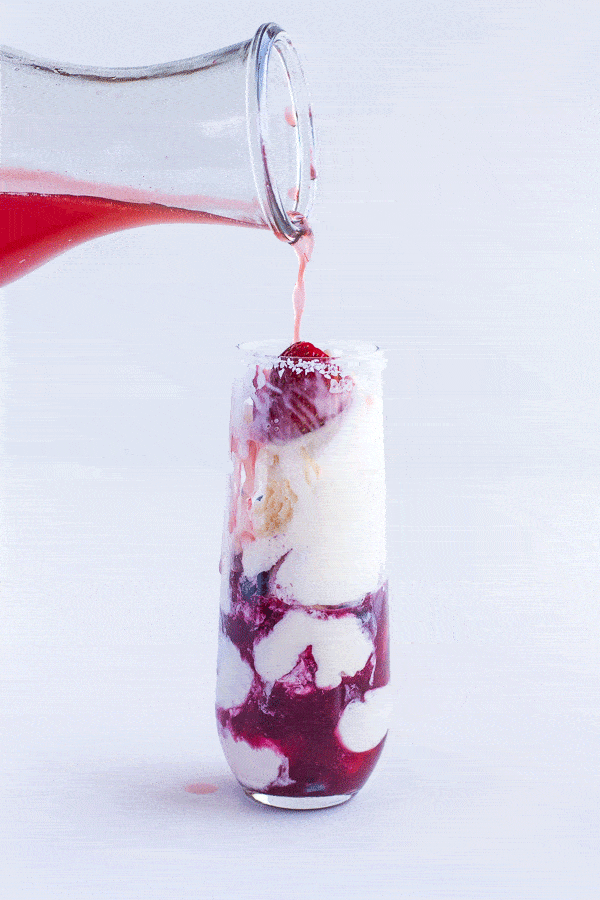 Firecracker Berry Margarita Floats | halfbakedharvest.com