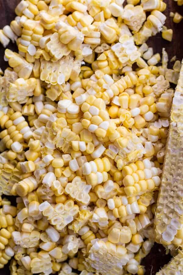 The Munchies Sweet Corn Ice Cream Sandwiches w/Peanut Butter Chip Cookies | halfbakedharvest.com