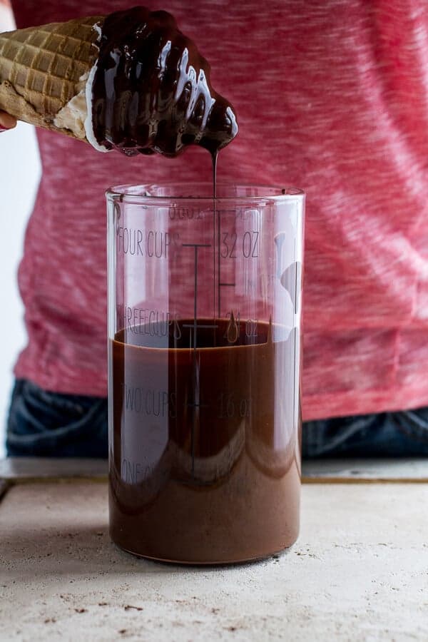 Hot Fudge Brownie and Double Scooped Ice Cream Sundae High Hat Cupcakes...in a Cone! | halfbakedharvest.com