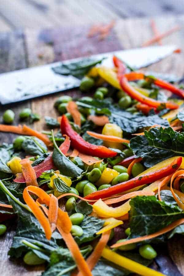 Thai Steak Salad w/Sweet + Spicy Tahini Dressing and Sesame Chili-Lime Cashews | halfbakedharvest.com
