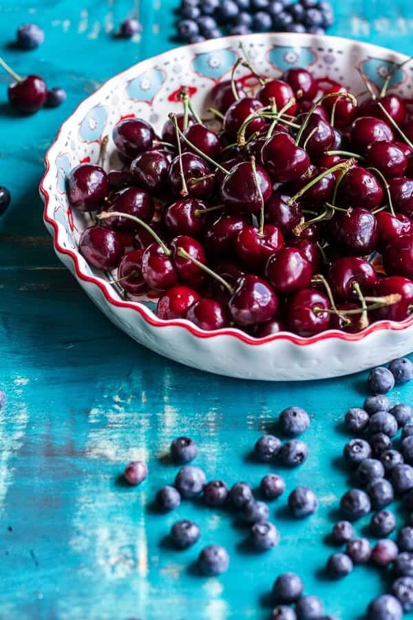 Vanilla Bourbon Cherry-Blueberry Pie | halfbakedharvest.com