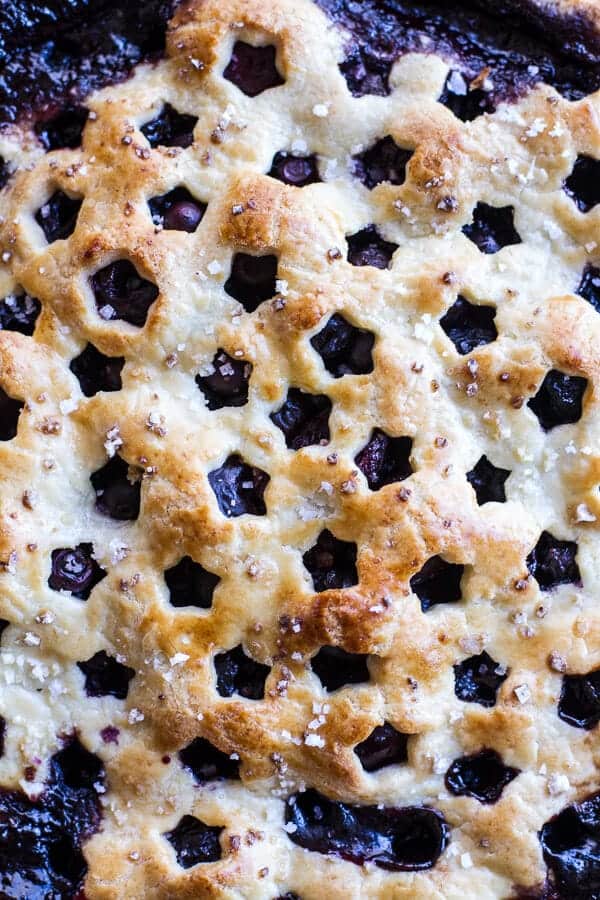 Vanilla Bourbon Cherry-Blueberry Pie | halfbakedharvest.com