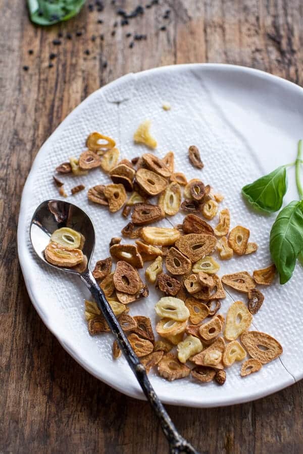Farmers Market Sesame Miso Noodle Bowls with Garlic Chips | halfbakedharvest.com @hbharvest