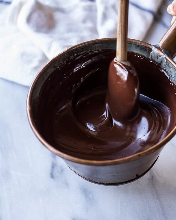 Healthier Chocolate Lovers Sweet Corn and Hazelnut Crunch Chocolate Cake w-Ganache | halfbakedharvest.com @hbharvest