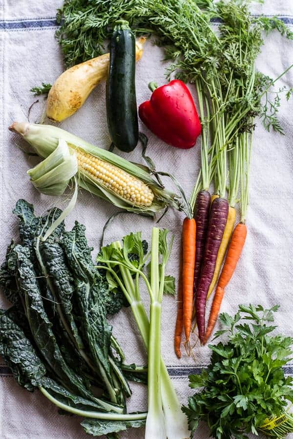 Tuscan Summer Minestrone with Sun-Dried Tomato Pesto | halfbakedharvest.com