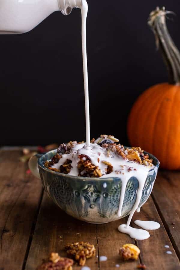 Brown Butter Pecan + Maple Quinoa Autumn Harvest Granola | halfbakedharvest.com @hbharvest