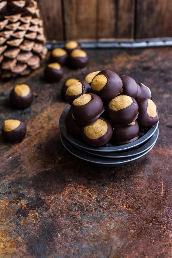 Healthy Harvest Buckeyes | halfbakedharvest.com @hbharvest