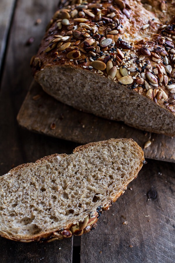 Seeded Whole Grain Breakfast Bread | halfbakedharvest.com @hbharvest