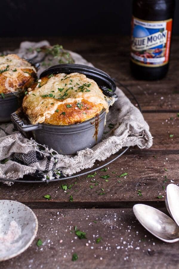 Butternut Squash and Beefy Mushroom Pot Pies w/Flakey Taleggio Crust | halfbakedharvest.com @hbharvest