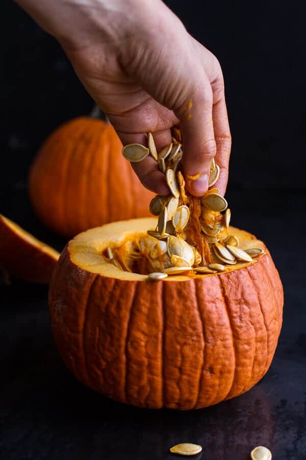 Coffee Roasted Pumpkin Seed Snack Clusters...Dipped in Chocolate | halfbakedharvest.com @hbharvest
