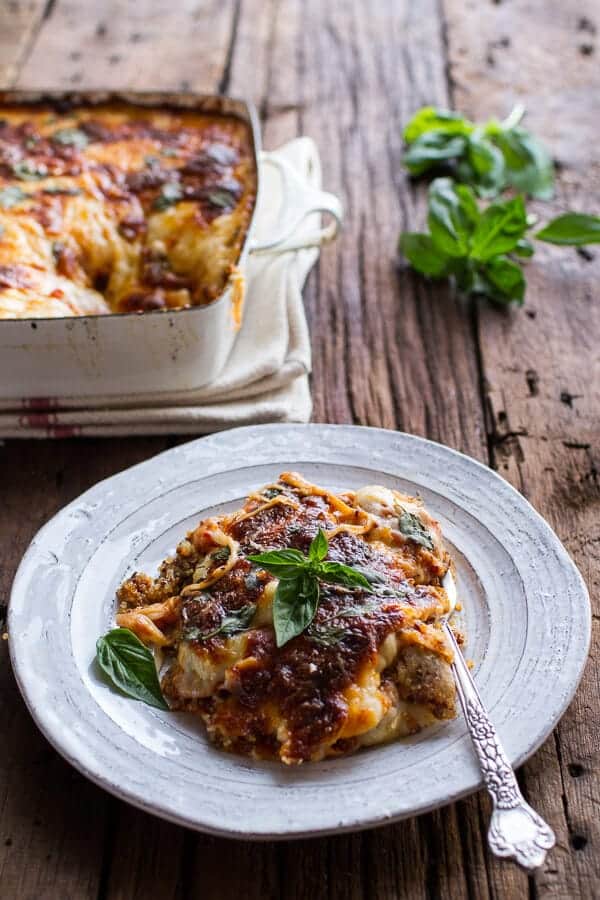 Italian Quinoa Risotto Lasagna w/Truffle Oil | halfbakedharvest.com @hbharvest