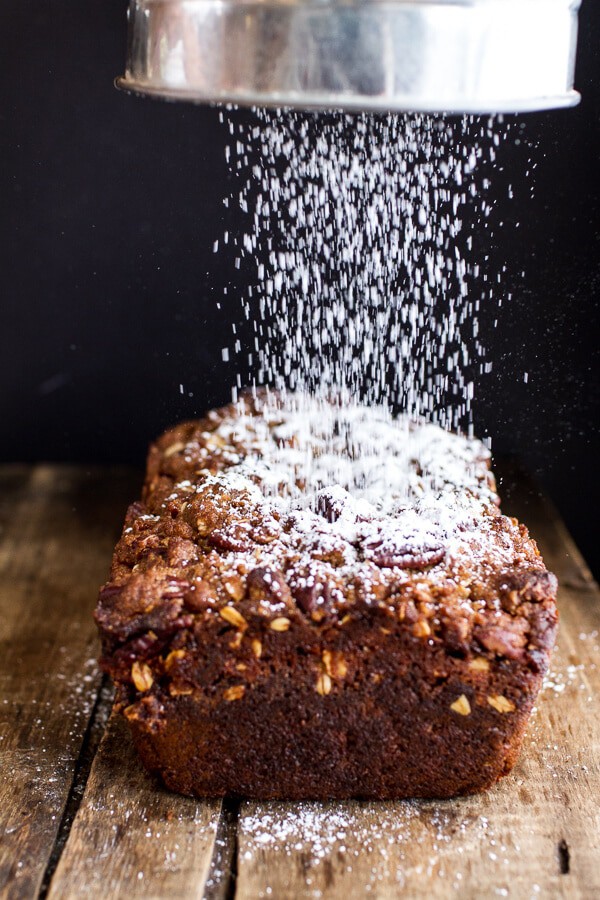 Molten Chocolate Pumpkin Streusel Bread...heavy on the Chocolate + Streusel | halfbakedharvest.com @hbharvest