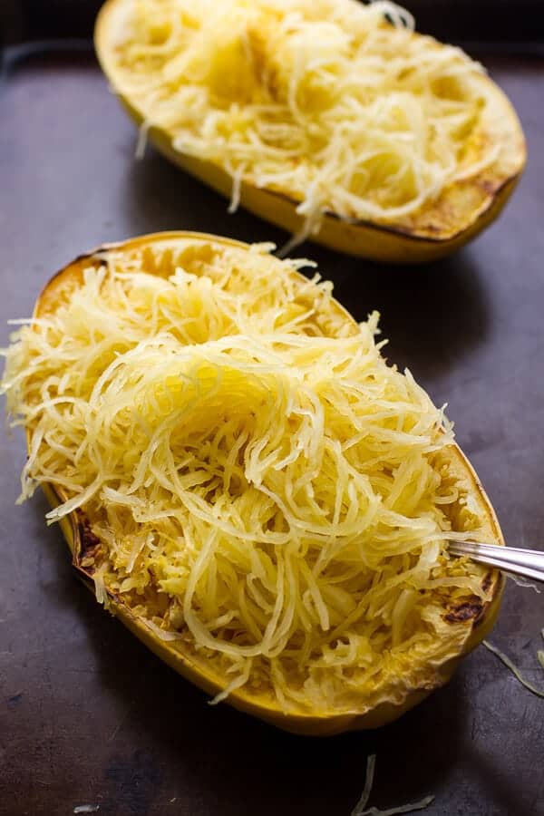 Spanakopita Stuffed Spaghetti Squash Bowls | halfbakedharvest.com @hbharvest