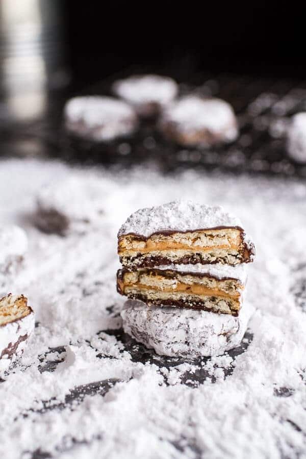 (Idiot Proof) 5-Ingredient Puppy Chow Ritz Cracker Cookies | halfbakedharvest.com @hbharvest