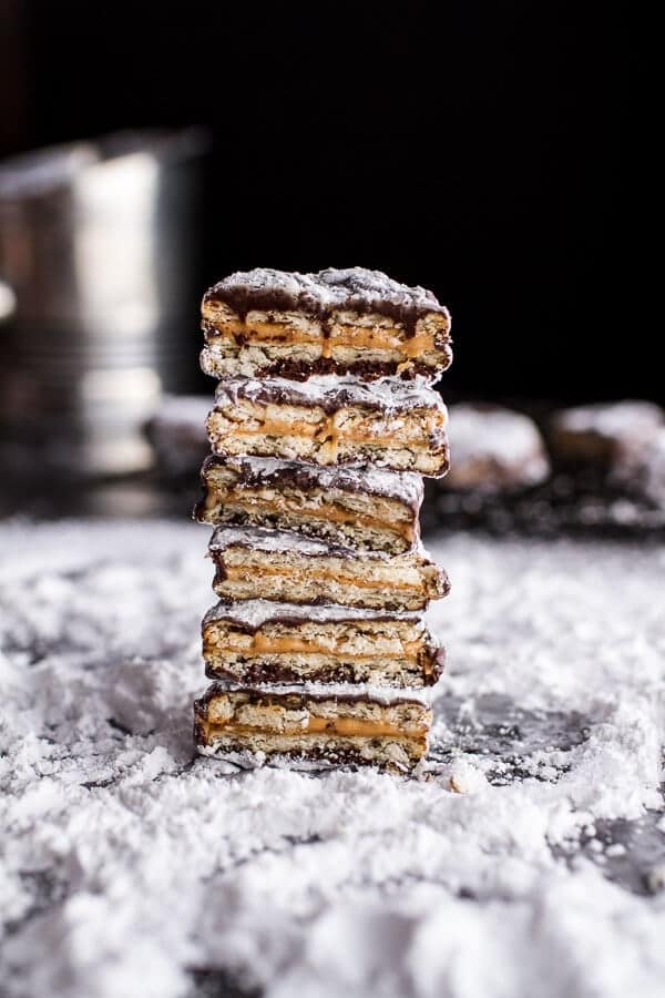 (Idiot Proof) 5-Ingredient Puppy Chow Ritz Cracker Cookies | halfbakedharvest.com @hbharvest