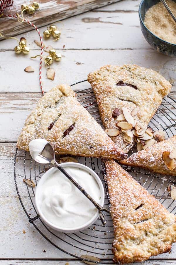 Loaded Chocolate Hazelnut Liquor Turnovers with Salted Vanilla Bean Whipped Cream | halfbakedharvest.com @hbharvest