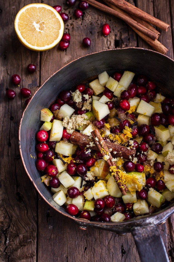 Maple Bourbon Glazed Salmon w/Sweet Cranberry Chutney + Salt Roasted Potatoes | halfbakedharvest.com @hbharvest