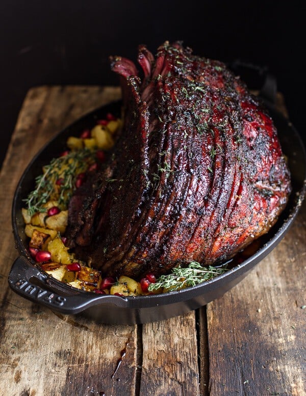 Chipotle Pineapple Jerk Glazed Ham | halfbakedharvest.com @hbharvest