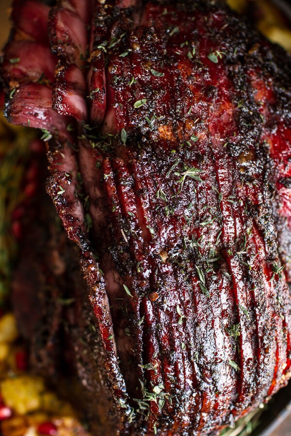 Chipotle Pineapple Jerk Glazed Ham | halfbakedharvest.com @hbharvest