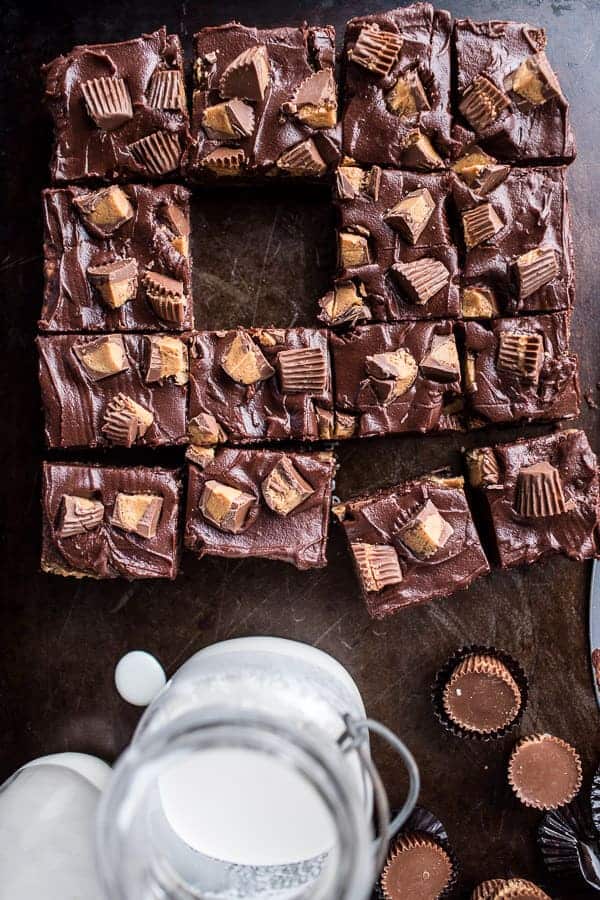 The Very Best Peanut Butter Cup Fudge Brownies | halfbakedharvest.com @hbharvest