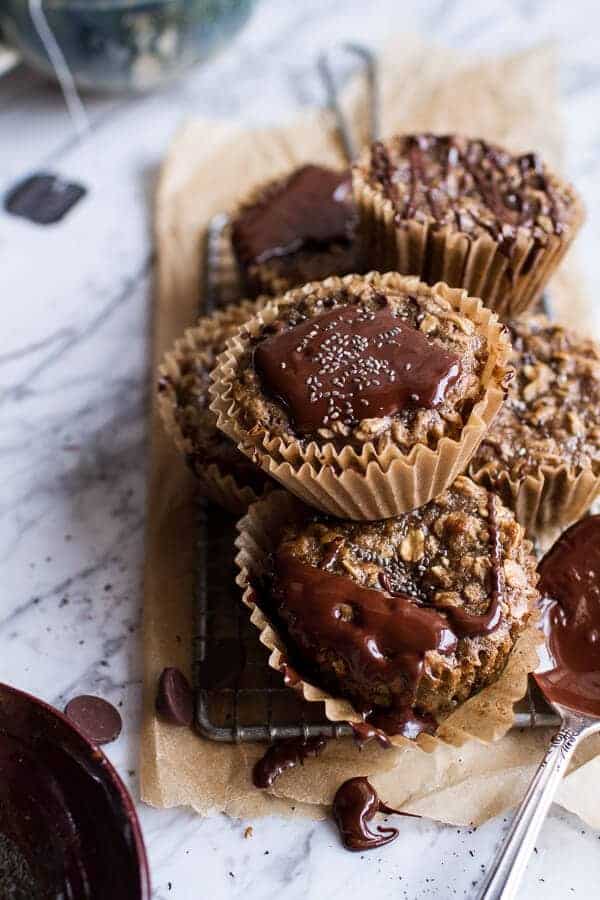 Vanilla Chia and Earl Grey Chocolate Banana Muffins | halfbakedharvest.com @hbharvest