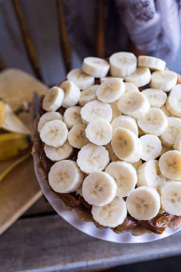 Chocolate Coconut French Silk Banoffe Tart | halfbakedharvest.com @hbharvest