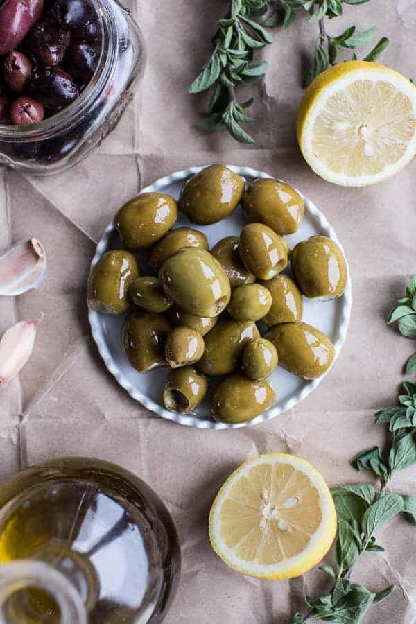 Greek Feta Chickpea Pancake Fritters with Poached Eggs + Olive Tapenade | halfbakedharvest.com @hbharvest
