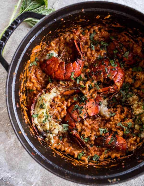 Idiot Proof Creamy Tomato and Curry Butter Lobster Pasta | halfbakedharvest.com @hbharvest