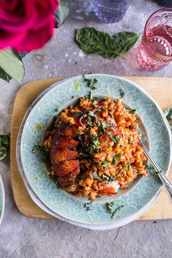 Idiot Proof Creamy Tomato and Curry Butter Lobster Pasta | halfbakedharvest.com @hbharvest