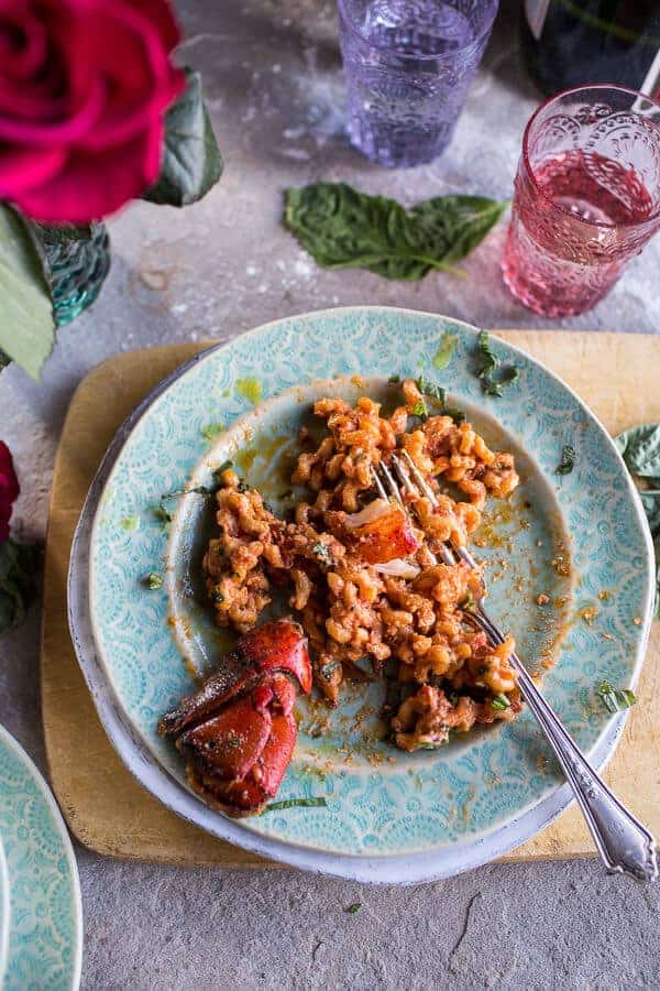 Idiot Proof Creamy Tomato and Curry Butter Lobster Pasta | halfbakedharvest.com @hbharvest