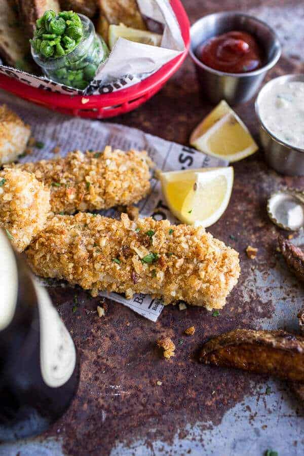 Potato Chip Crusted Fish and Chips…with all the Fixings| halfbakedharvest.com @hbharvest