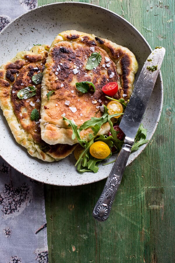 Asparagus, Pistachio Pesto and Ricotta Gozleme | halfbakedharvest.com @hbharvest