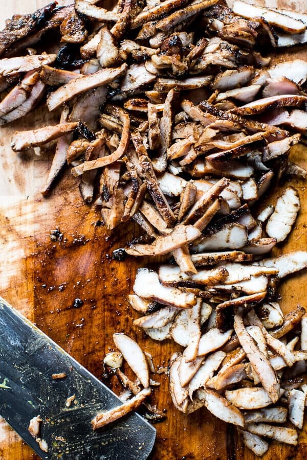 Bulgogi BBQ Pork Tacos with Charred Tomatillo Sesame Sauce + Spring Onion Slaw | halfbakedharvest.com @hbharvest