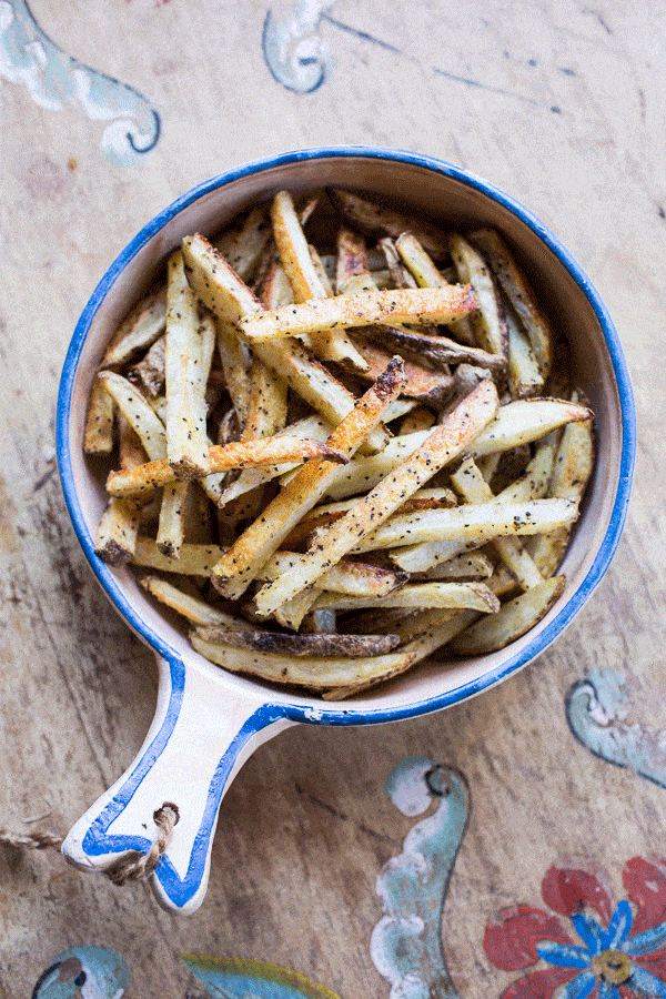 Hawaiian Carne Asada Fries with Pineapple Pico De Gallo | halfbakedharvest.com @hbharvest
