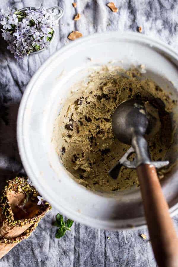 Pistachio Mint Chip Ice Cream | halfbakedharvest.com @hbharvest