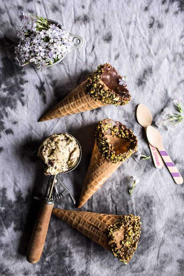 Pistachio Mint Chip Ice Cream | halfbakedharvest.com @hbharvest