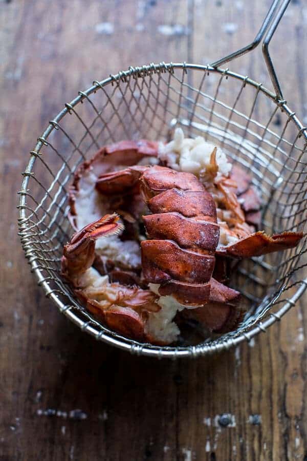 BLT and Potato Chip Lobster Rolls with Peach Salsa | halfbakedharvest.com @hbharvest