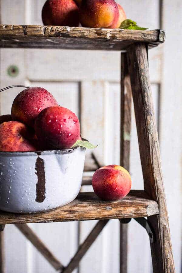 Buttermilk Chicken Biscuit with Habanero Peach Hot Sauce + Honey Butter | halfbakedharvest.com @hbharvest