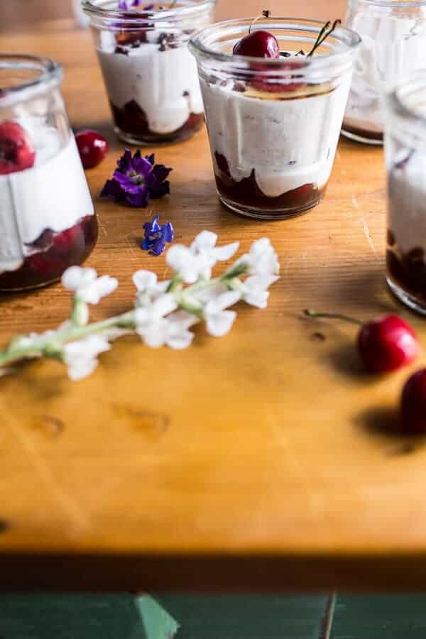 Cherry and Goat’s Milk Coconut Mousse | halfbakedharvest.com @hbharvest