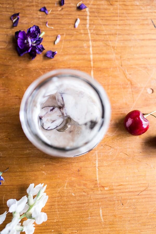 Cherry and Goat’s Milk Coconut Mousse | halfbakedharvest.com @hbharvest